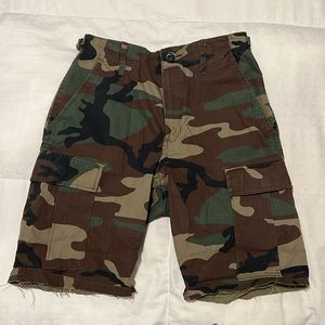 Camo Cargo Shorts